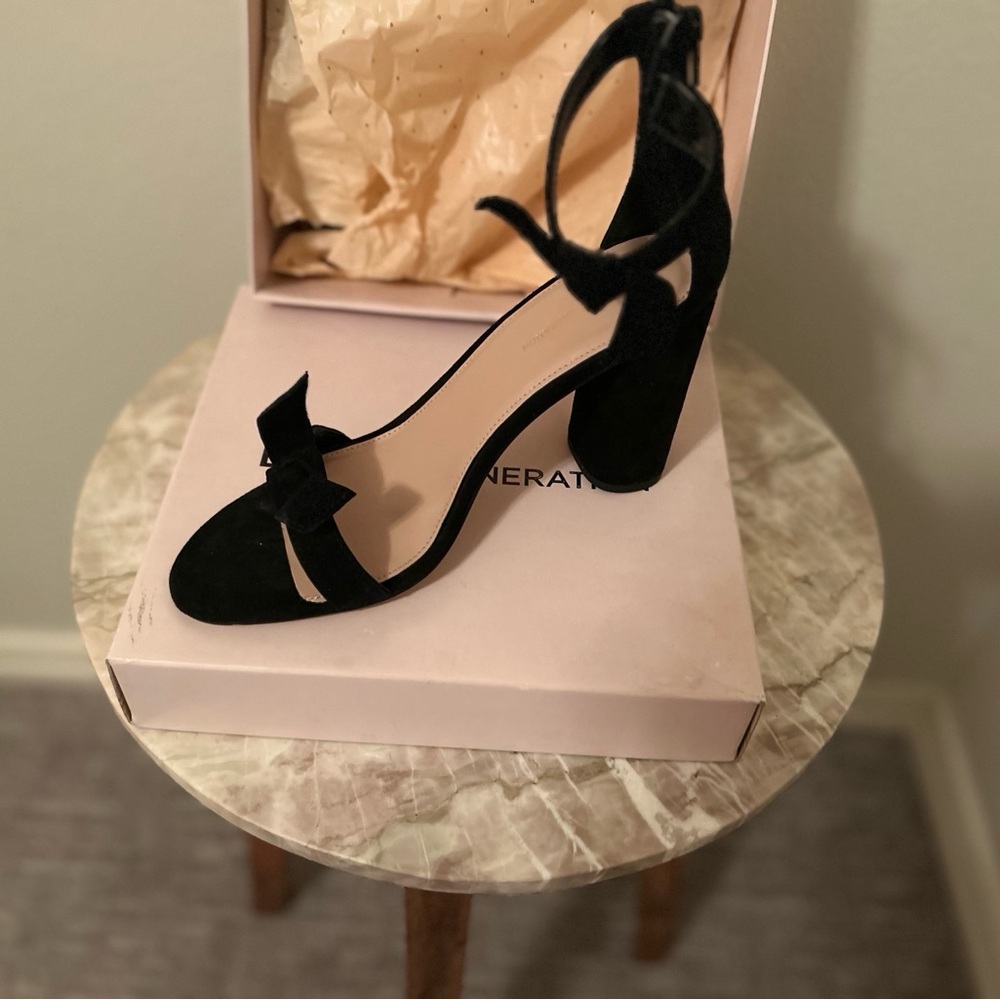 BCBGeneration Batani Black Block Heel Sandals